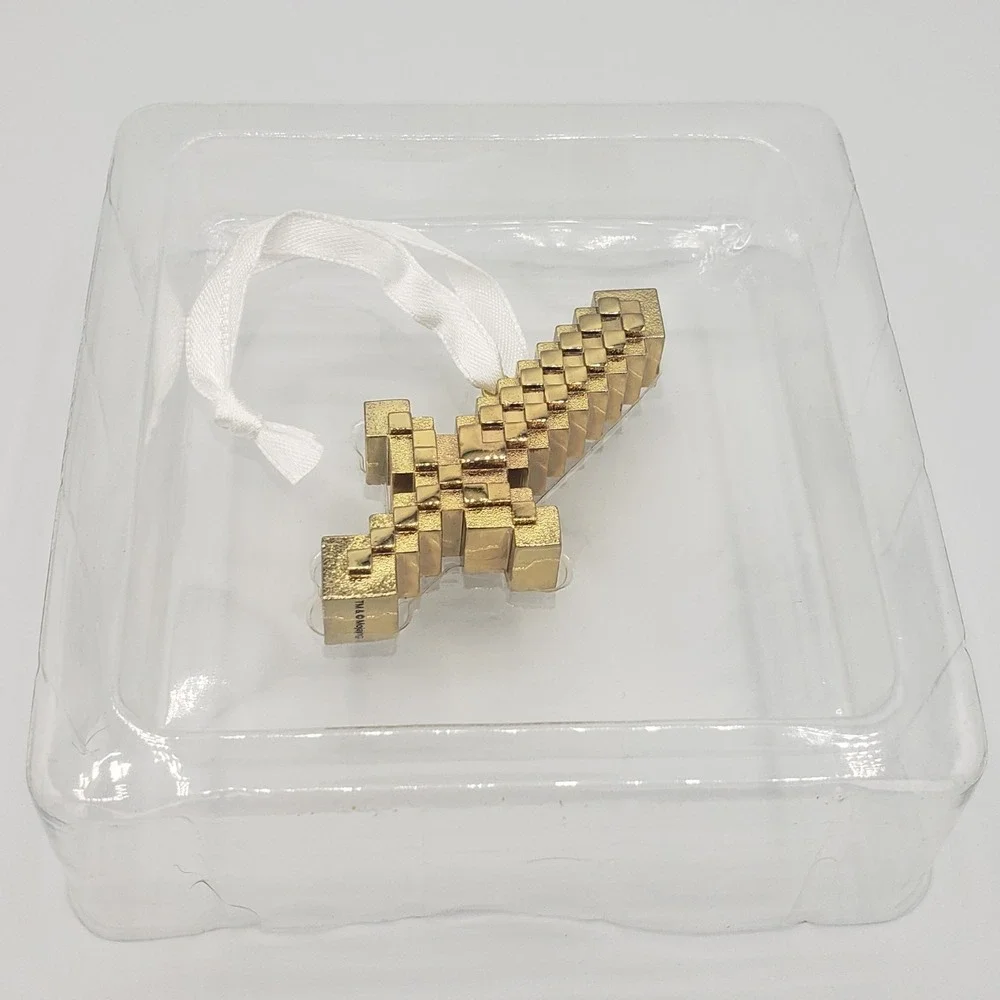 2021‎ Hallmark Premium Minecraft Gold Sword Chrismas Ornament